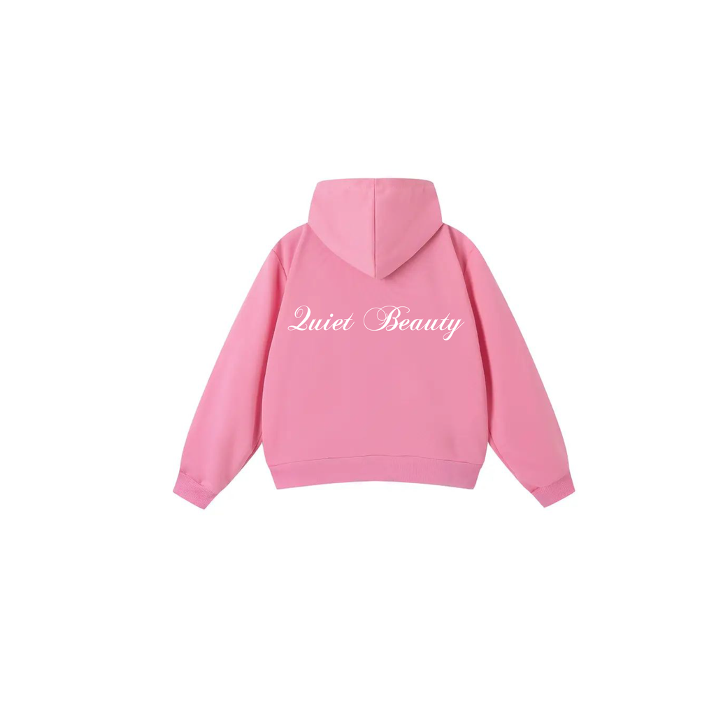 Quiet Beauty Hoodie – Baby Pink